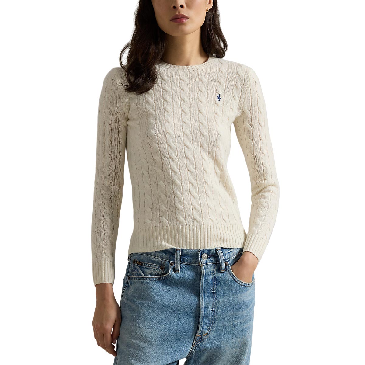 Polo Ralph Lauren Cable-Knit Wool-Cashmere Sweater